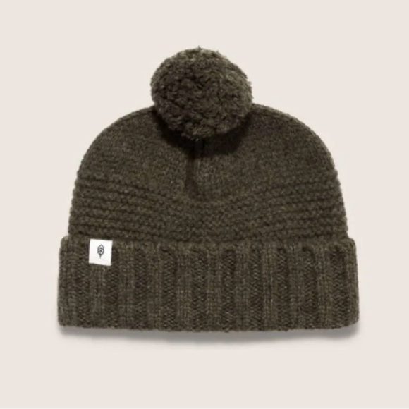 Will + Bear 100% Australian Wool - Tasman Moss Soft Wool Pom Pom Beanie BNWT - Picture 9 of 11